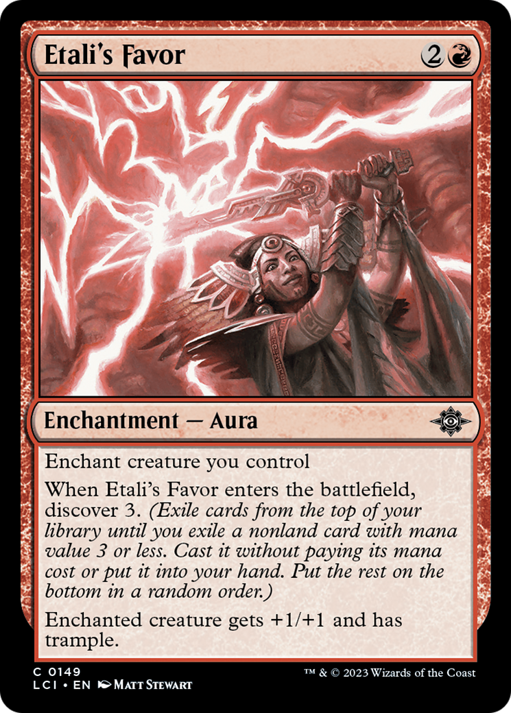 Etali's Favor (149) Foil - The Lost Caverns of Ixalan