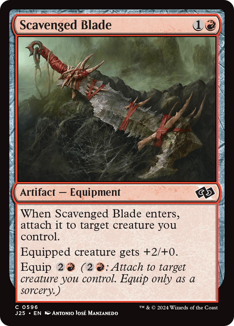 Scavenged Blade (596) - Foundations Jumpstart