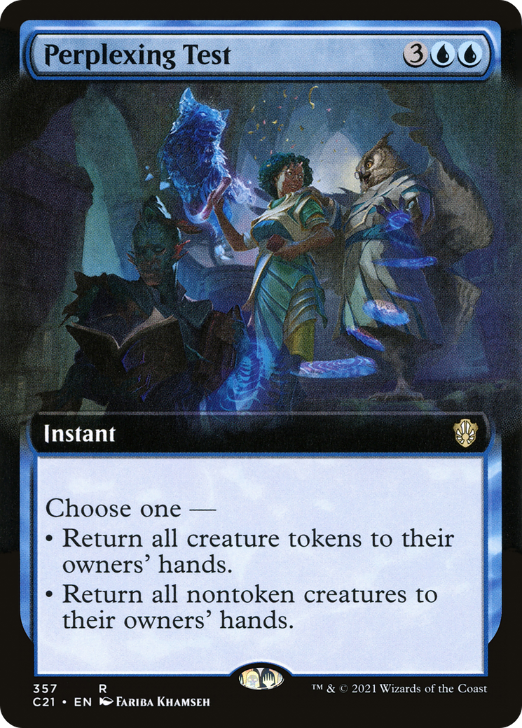 Perplexing Test (Extended Art) (357) - Commander 2021