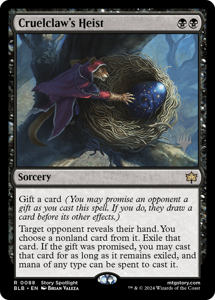 Cruelclaw's Heist (088) - Bloomburrow Promos