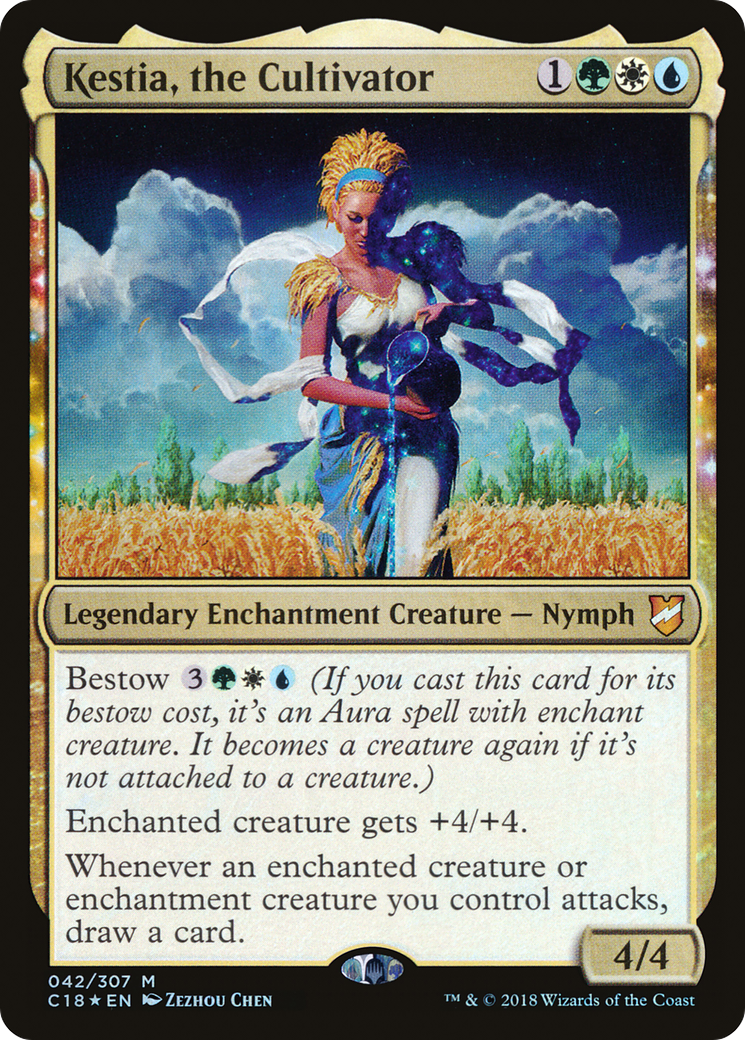 Kestia, the Cultivator (042) Foil - Commander 2018