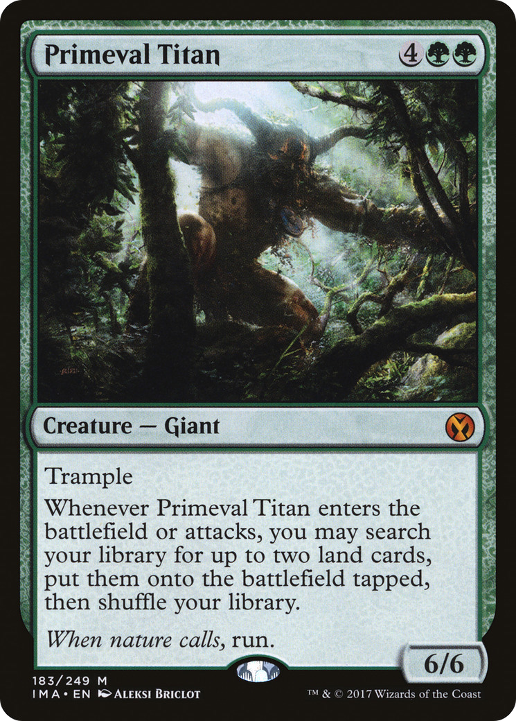 Primeval Titan (183) Foil - Iconic Masters