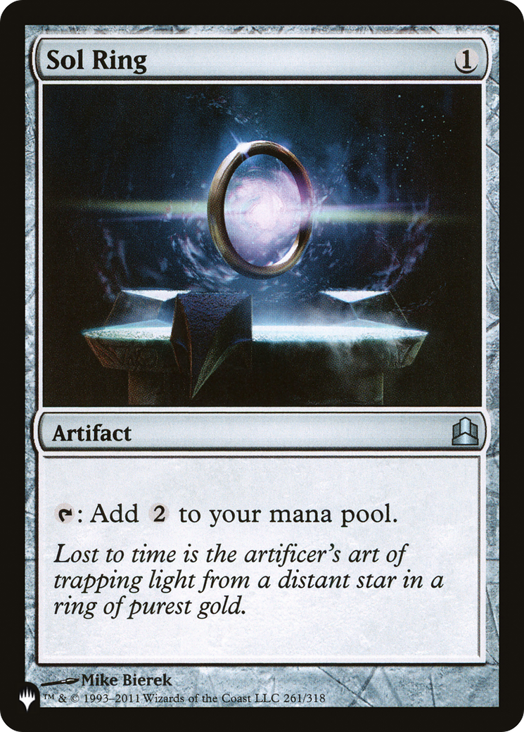 Sol Ring (CMD-261) - The List