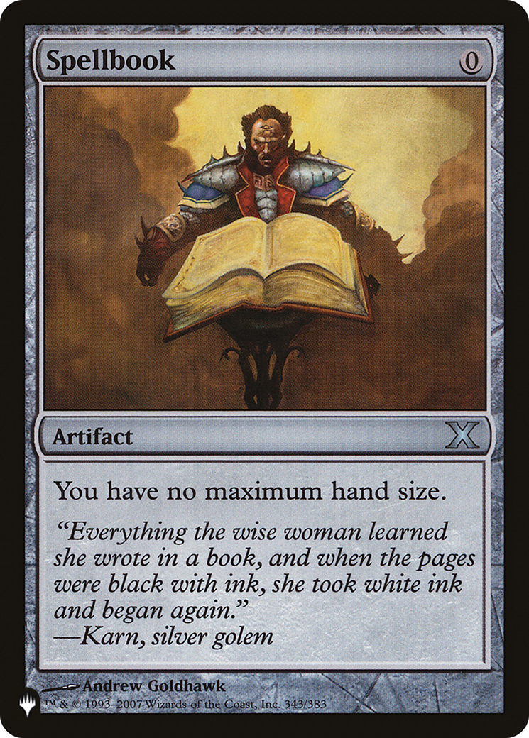 Spellbook (10E-343) - The List