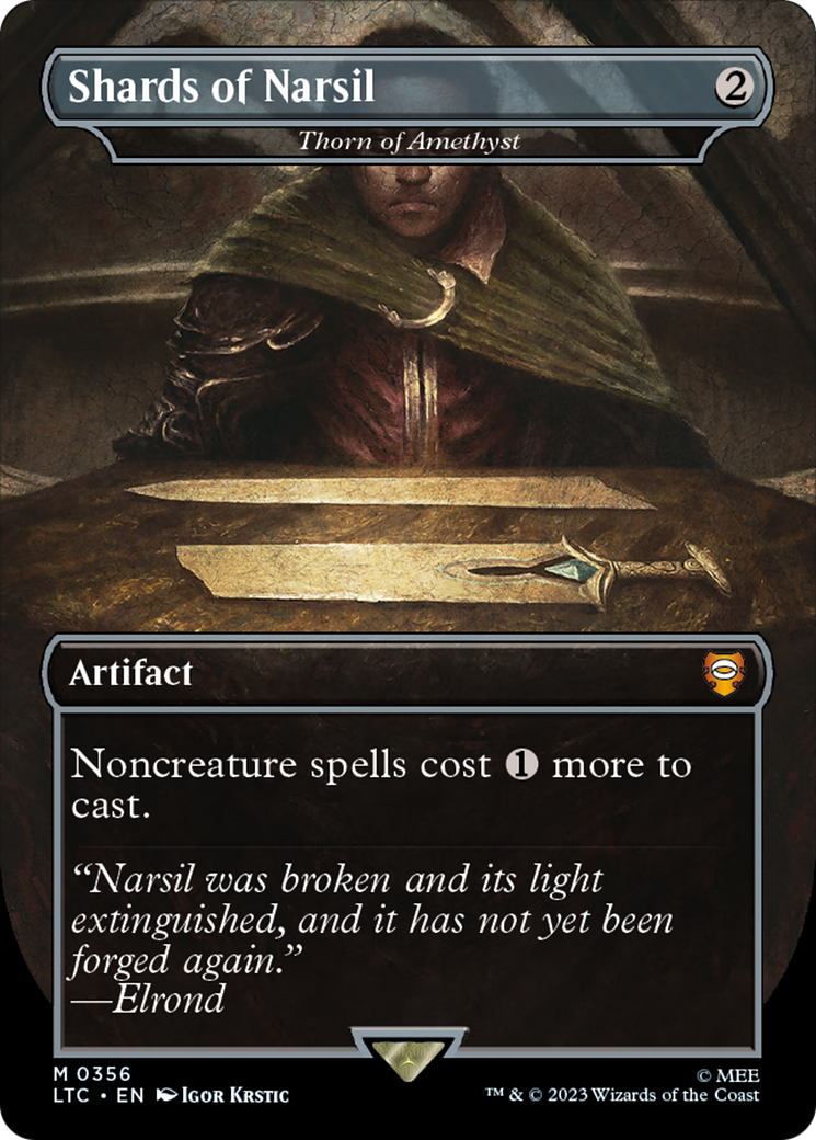 Shards of Narsil – Thorn of Amethyst (356) - Tales of Middle-earth Commander