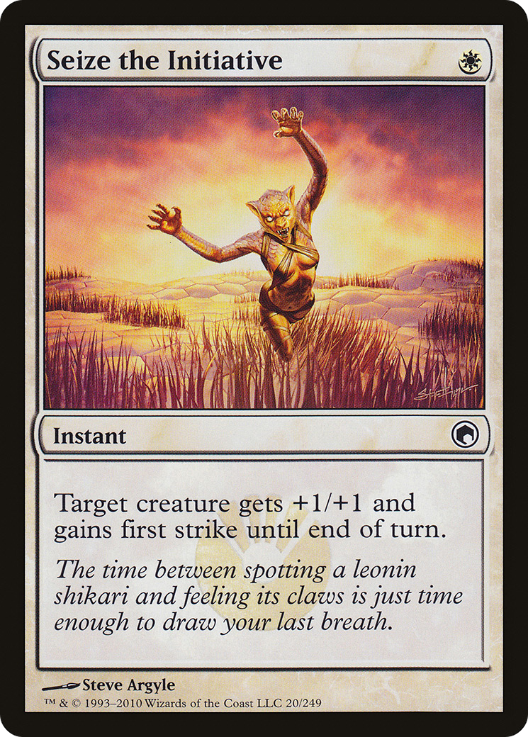 Seize the Initiative (020) Foil - Scars of Mirrodin