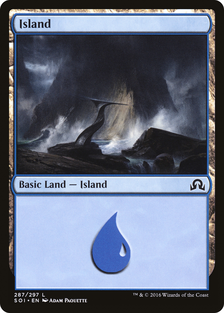 Island (287) Foil - Shadows over Innistrad
