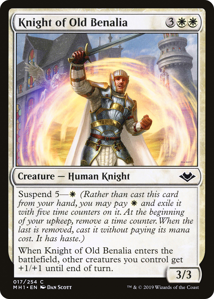 Knight of Old Benalia (017) Foil - Modern Horizons