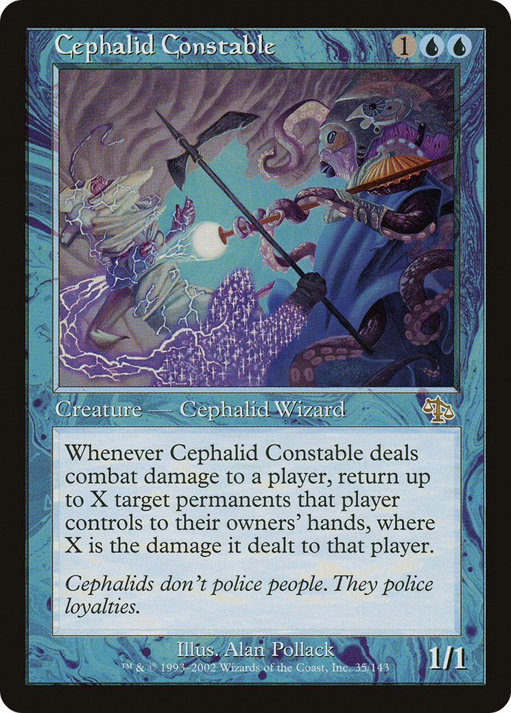 Cephalid Constable (Retro) (035) Foil - Judgment