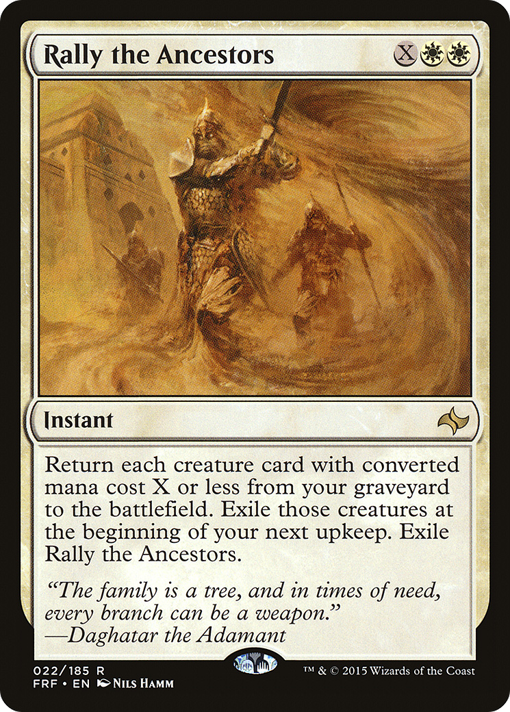 Rally the Ancestors (022) Foil - Fate Reforged