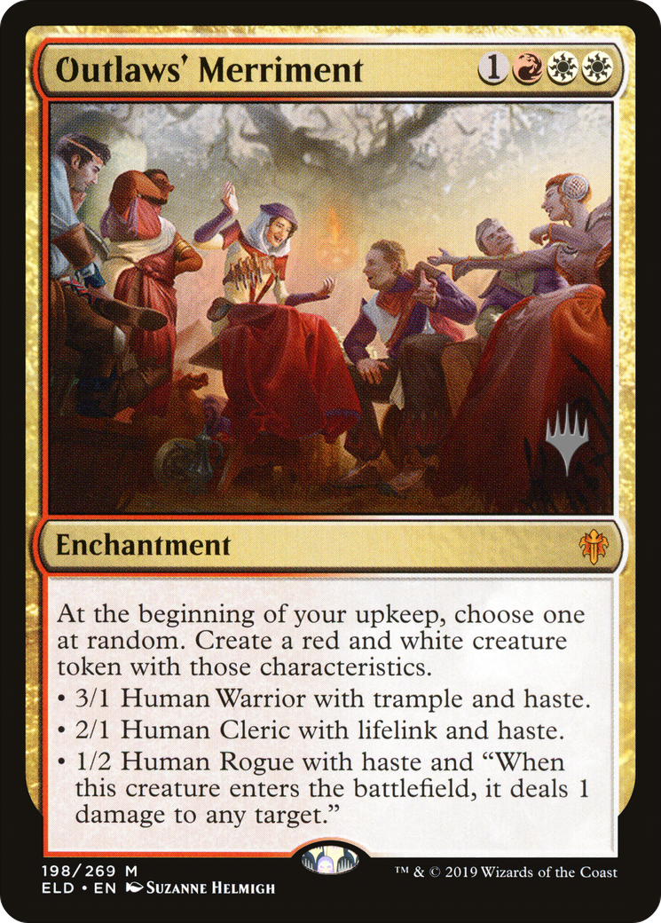 Outlaws' Merriment (198p) Foil - Throne of Eldraine Promos