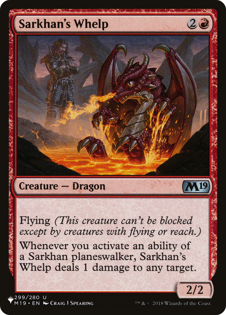 Sarkhan's Whelp (M19-299)