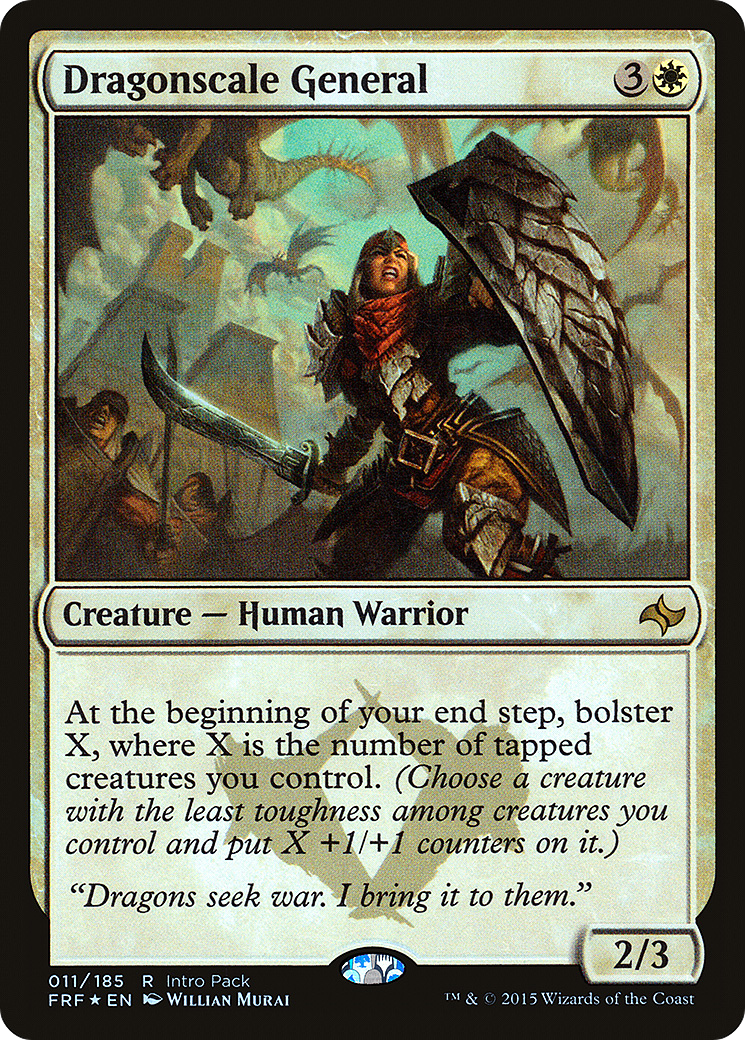 Dragonscale General (011) Foil - Fate Reforged Promos