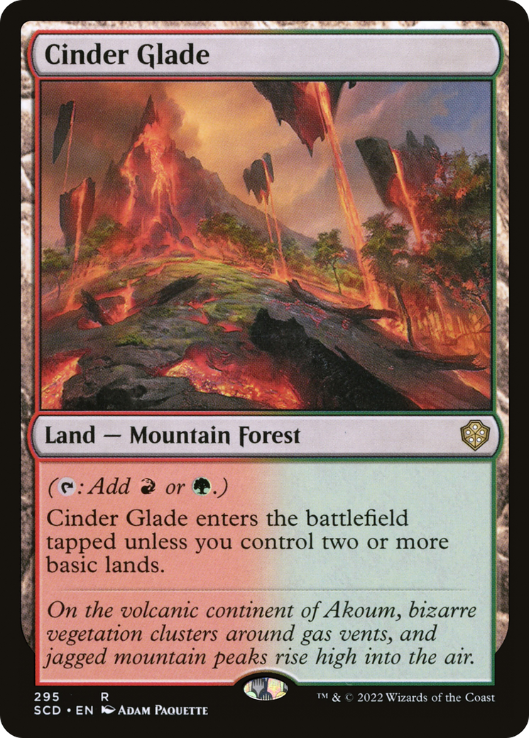 Cinder Glade (295) - Starter Commander Decks
