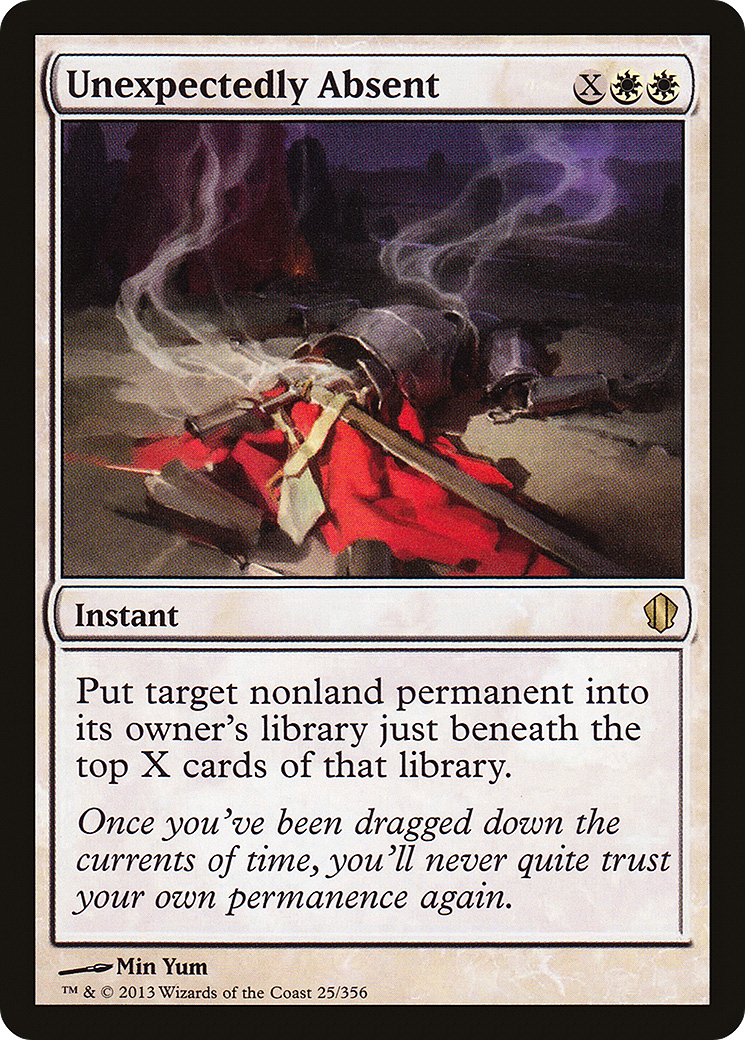 Unexpectedly Absent (025) - Commander 2013