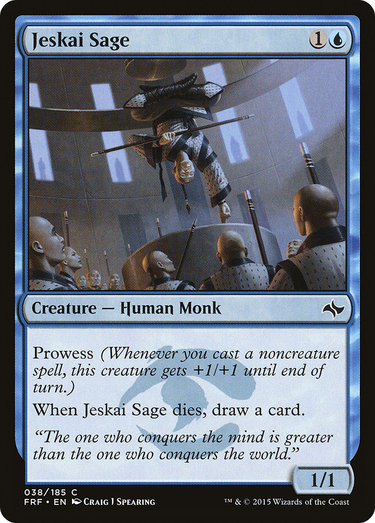 Jeskai Sage (038) Foil - Fate Reforged
