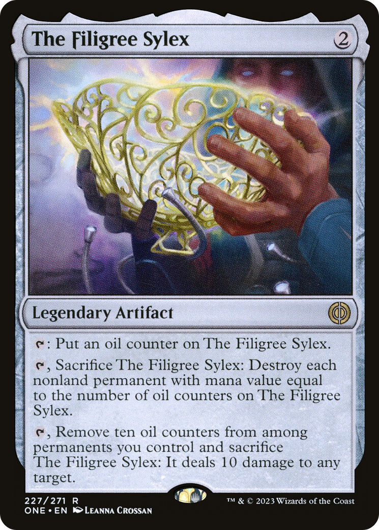 The Filigree Sylex (227) Foil - Phyrexia: All Will Be One
