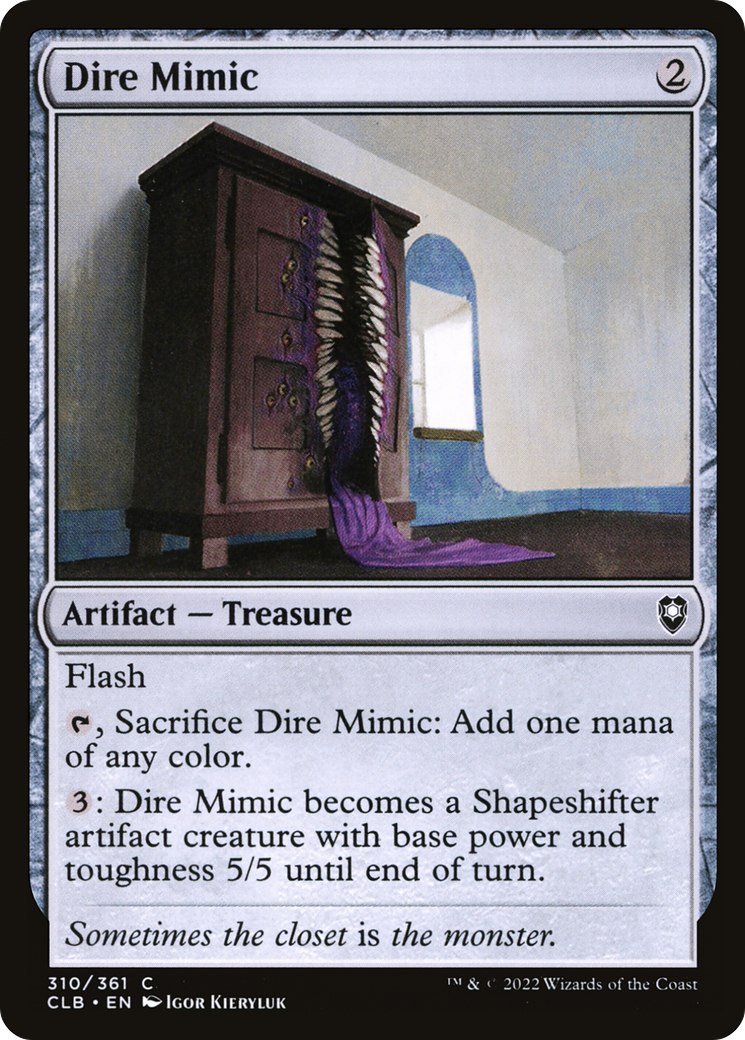Dire Mimic (310) Foil - Commander Legends: Battle for Baldur's Gate
