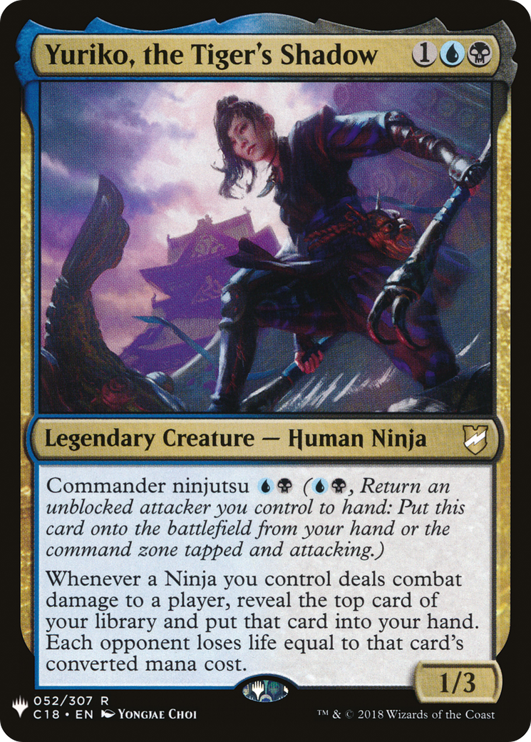 Yuriko, the Tiger's Shadow (C18-52) - The List