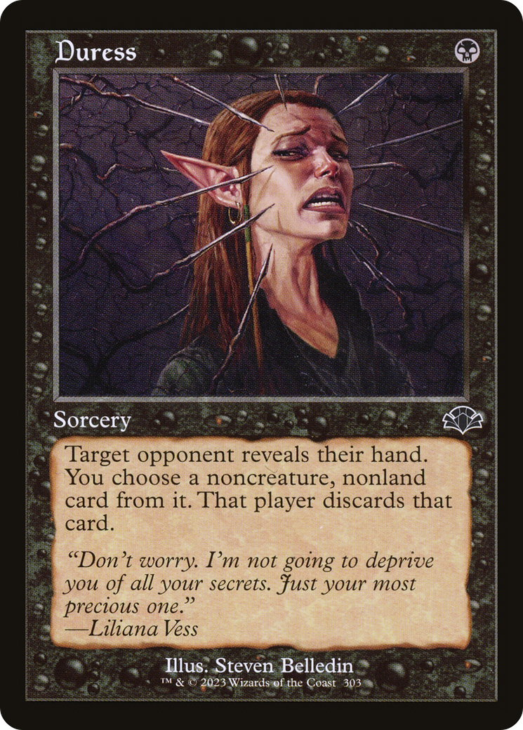 Duress (Retro) (303) Foil - Dominaria Remastered