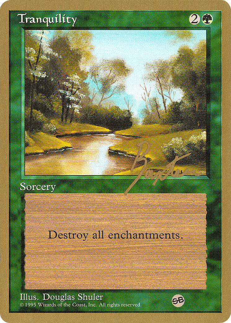 Tranquility - 1996 George Baxter (4ED) (SB) - Pro Tour Collector Set