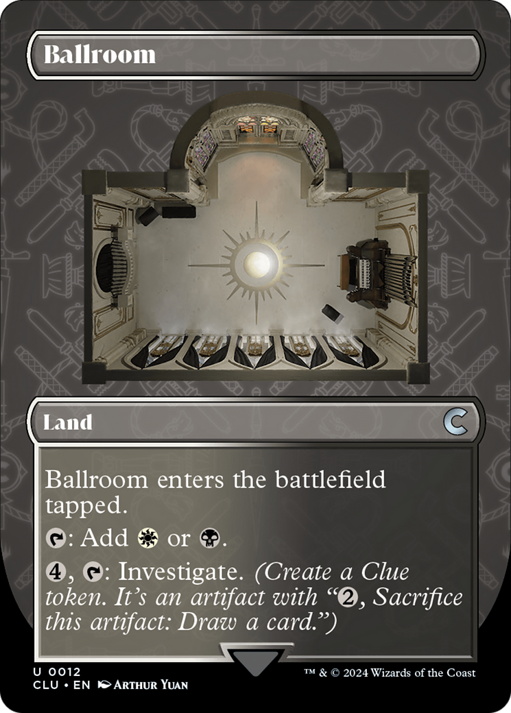 Ballroom (Borderless) (012) - Ravnica: Clue Edition