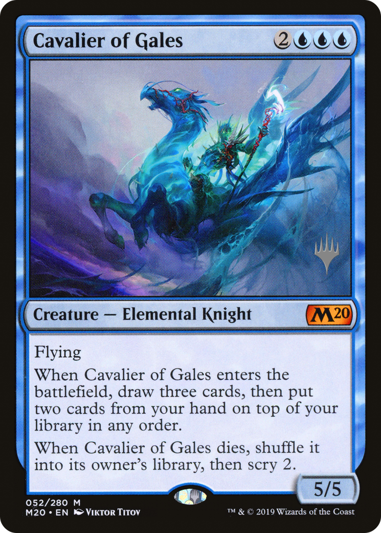 Cavalier of Gales (52p) - Core Set 2020 Promos