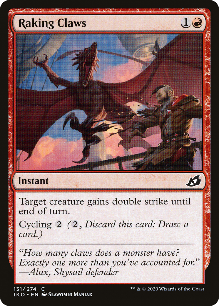 Raking Claws (131) Foil - Ikoria: Lair of Behemoths