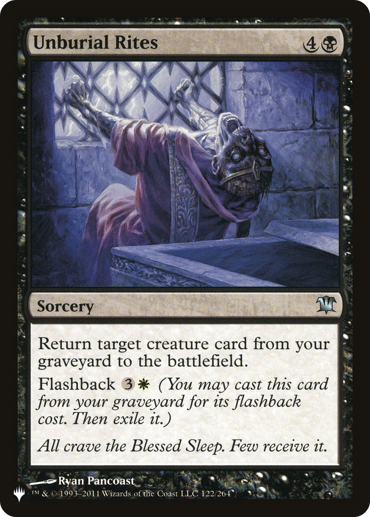 Unburial Rites (122/264) - The List