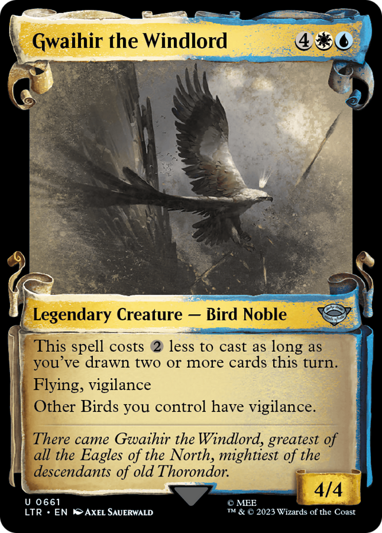 Gwaihir the Windlord (Showcase) (661) Foil - The Lord of the Rings: Tales of Middle-earth