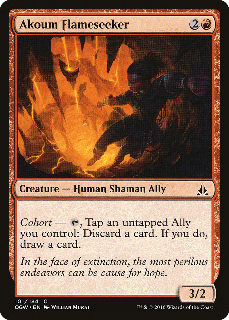 Akoum Flameseeker (101) Foil - Oath of the Gatewatch