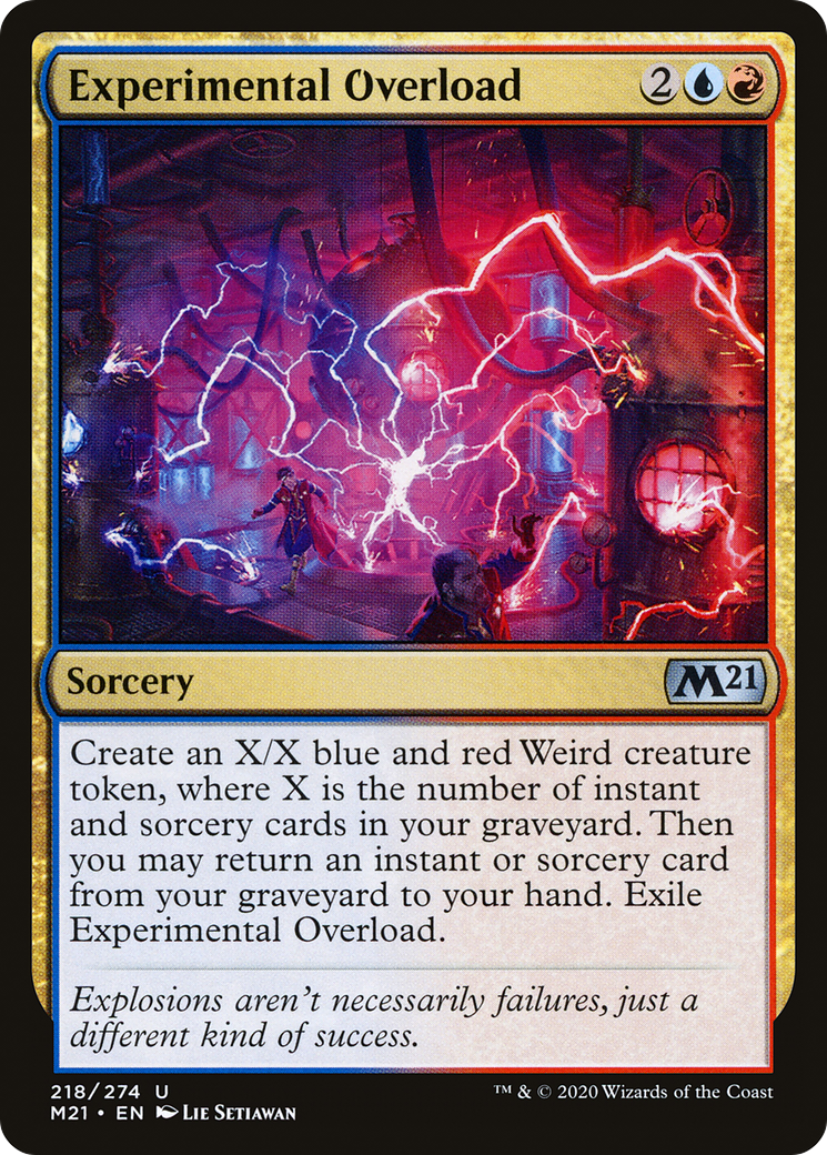 Experimental Overload (218) Foil - Core Set 2021