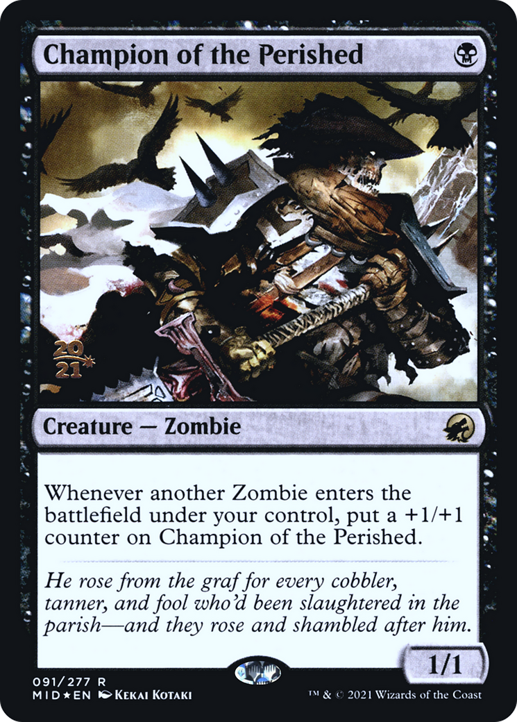 Champion of the Perished (091) Foil - Innistrad: Midnight Hunt Promos