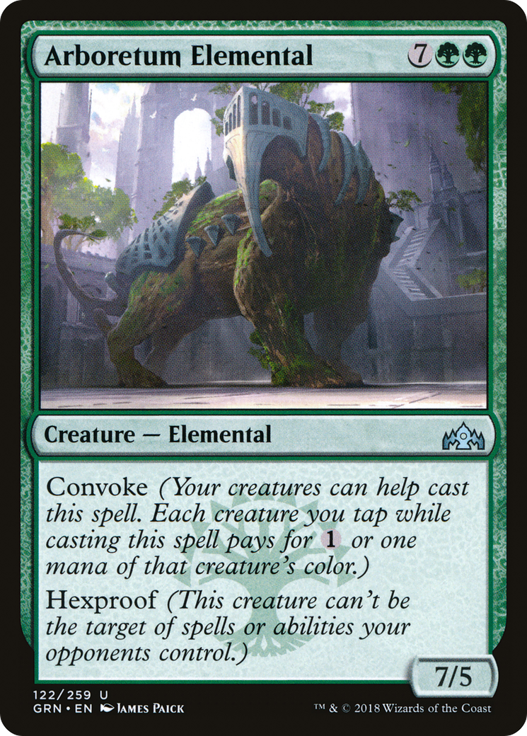 Arboretum Elemental (122) Foil - Guilds of Ravnica