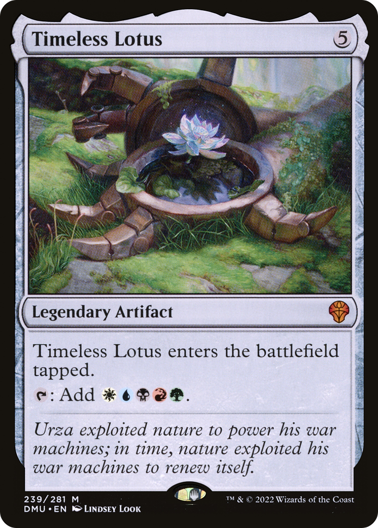 Timeless Lotus (239) Foil - Dominaria United