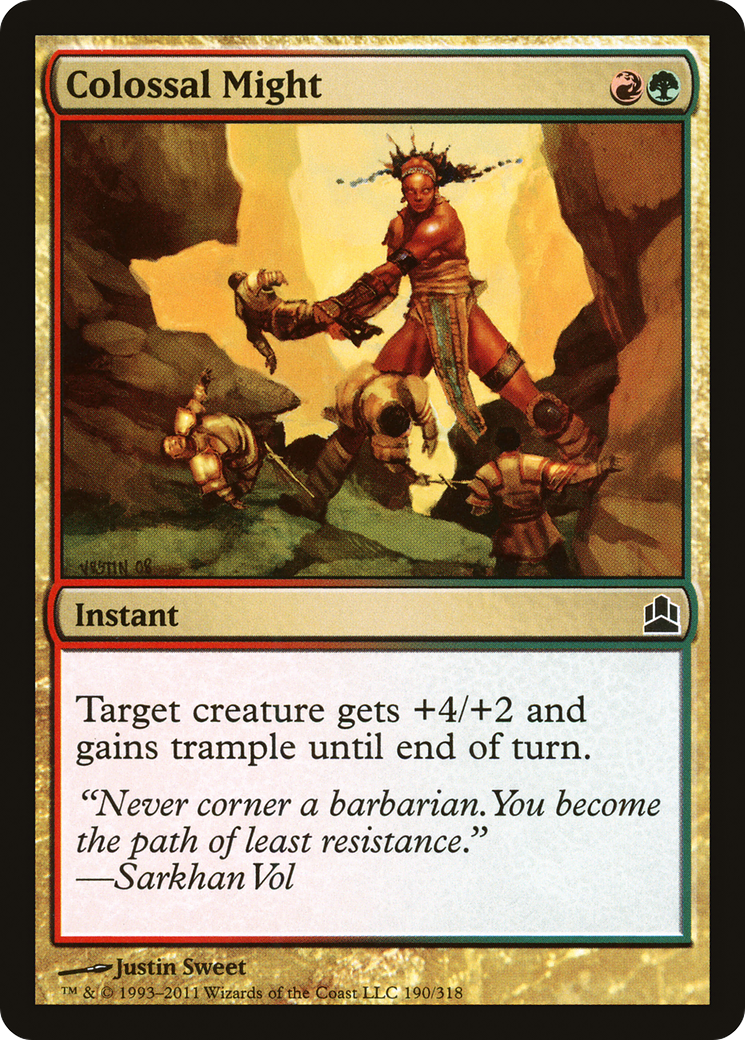Colossal Might (190) - Commander 2011