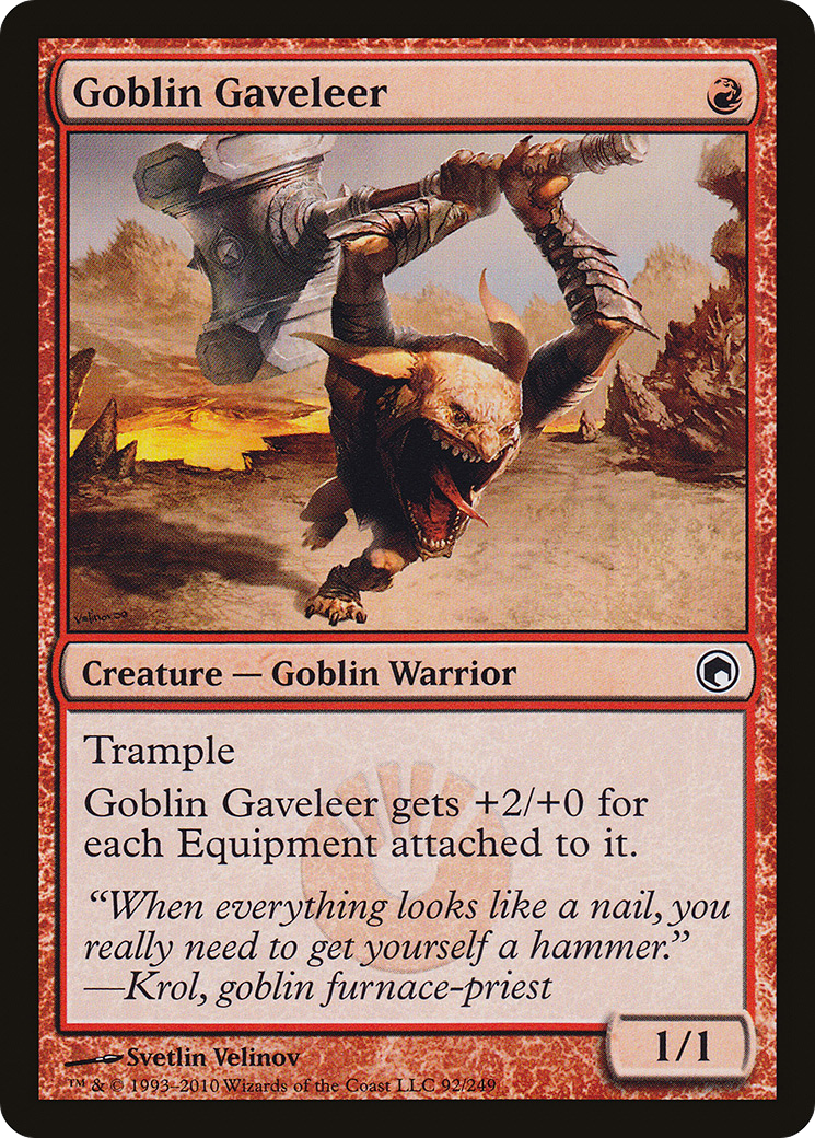 Goblin Gaveleer (092) Foil - Scars of Mirrodin
