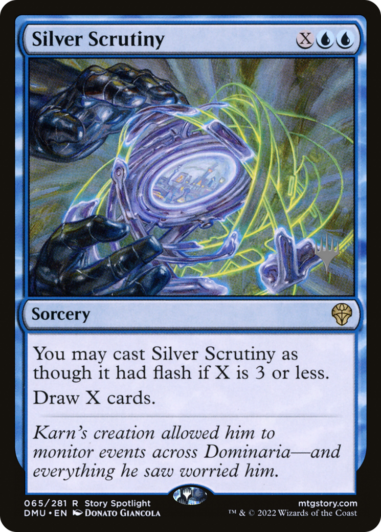 Silver Scrutiny (065) Foil - Dominaria United Promos