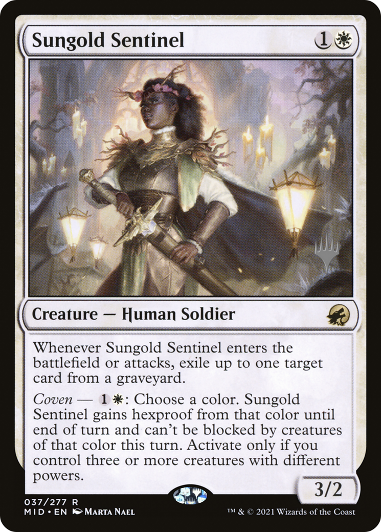 Sungold Sentinel (037) - Innistrad: Midnight Hunt Promos