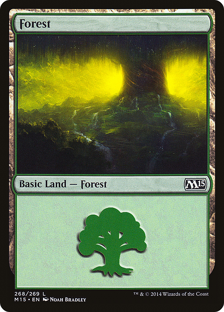 Forest (268) Foil - Magic 2015