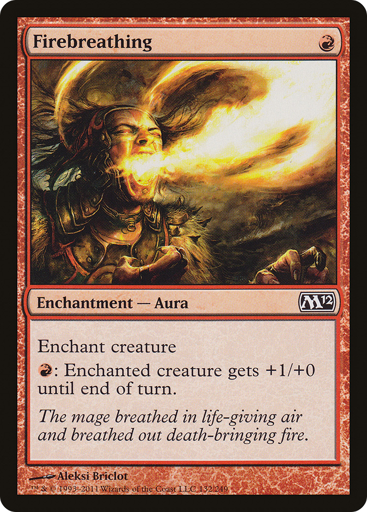 Firebreathing (132) Foil - Magic 2012