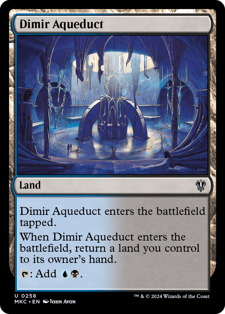 Dimir Aqueduct (258) - Murders at Karlov Manor Commander