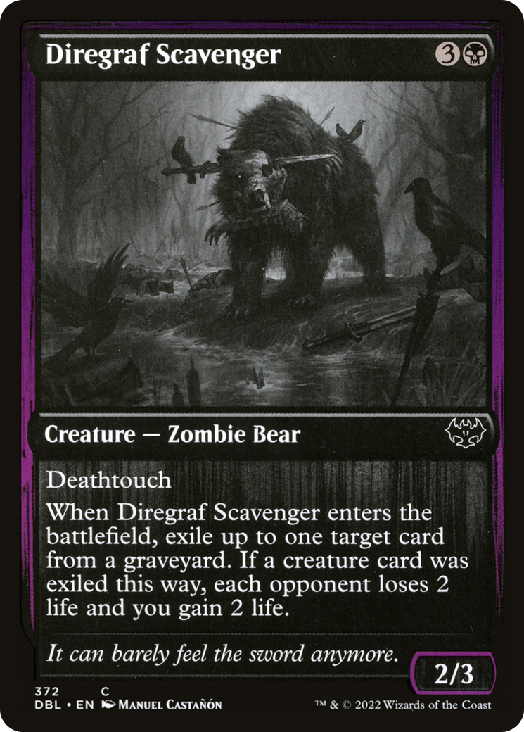 Diregraf Scavenger (372) Foil - Innistrad: Double Feature