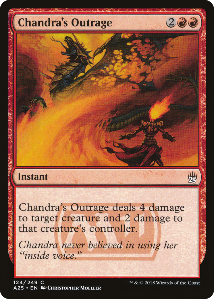 Chandra's Outrage (124) - Masters 25