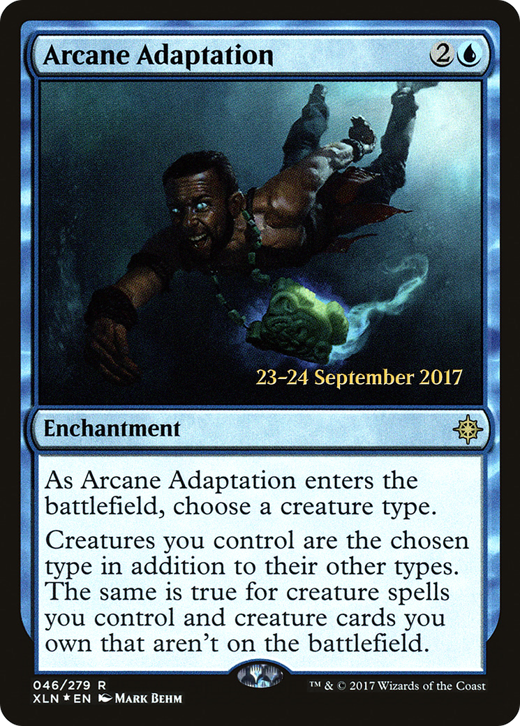 Arcane Adaptation (46s) Foil - Ixalan Promos