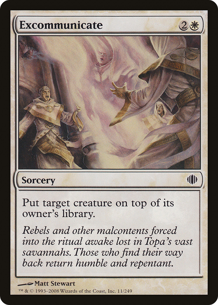 Excommunicate (011) Foil - Shards of Alara