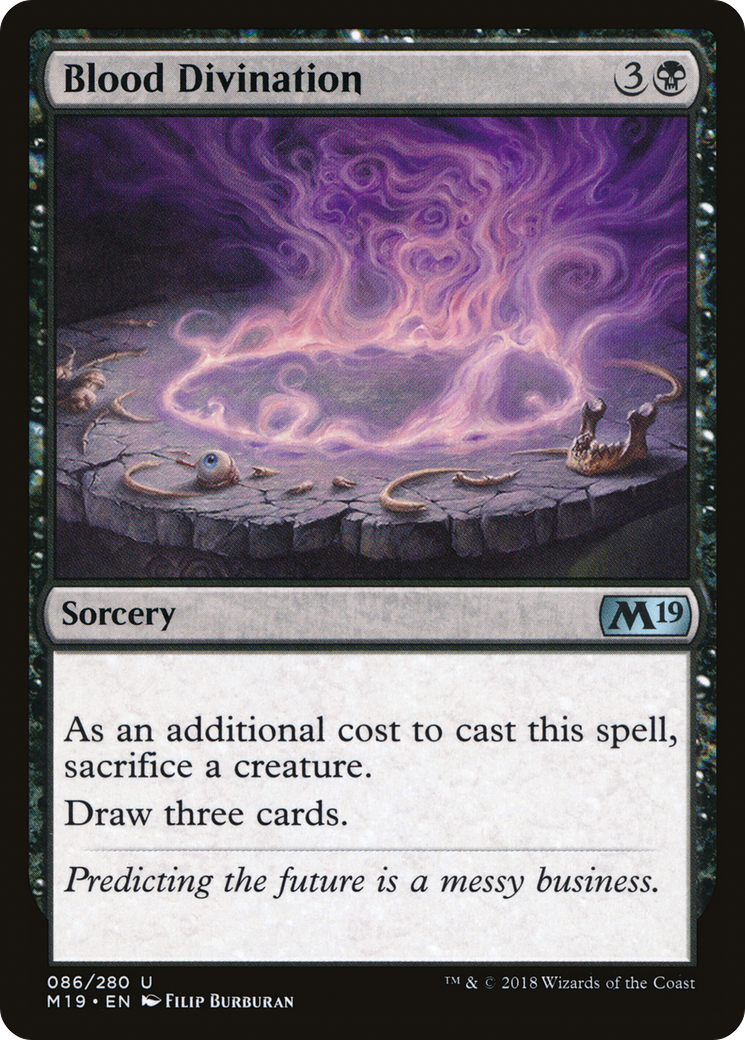 Blood Divination (086) Foil - Core Set 2019