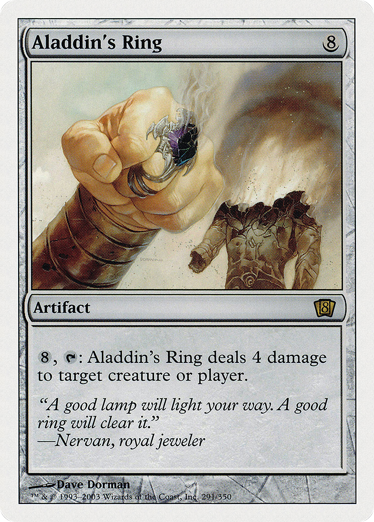Aladdin's Ring (291) Foil - Eighth Edition
