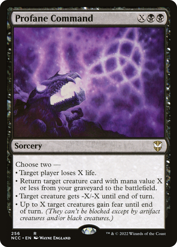 Profane Command (256) - New Capenna Commander