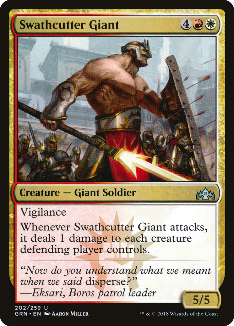 Swathcutter Giant (202) Foil - Guilds of Ravnica